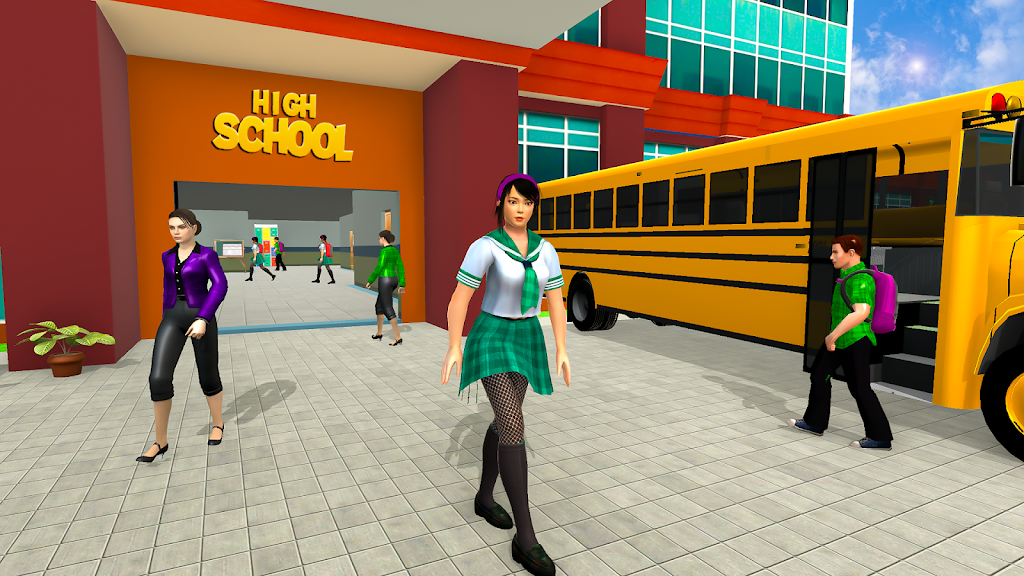 High School Girl Simulator 3D Ảnh chụp màn hình 0