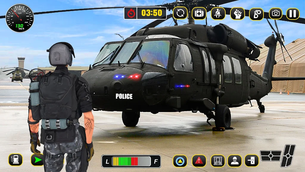 Police Helicopter: Thief Chase ภาพหน้าจอ 0