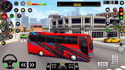 Grand City Racing Bus Sim 3D Tangkapan skrin 0