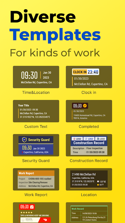 Timemark: Timestamp Camera,GPS Capture d'écran 3