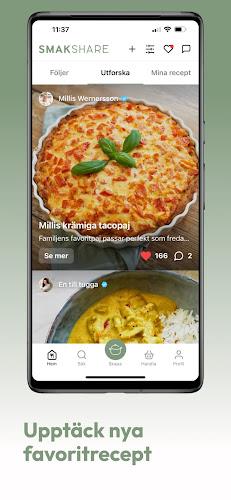 SmakShare - Receptapp স্ক্রিনশট 1