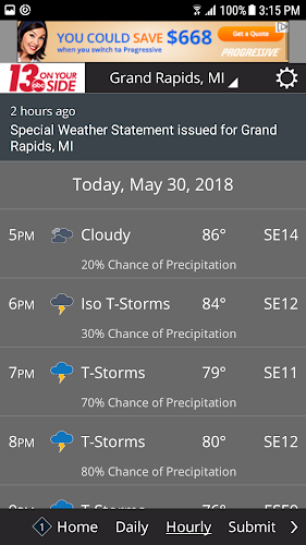 WZZM 13 Weather Ekran Görüntüsü 2