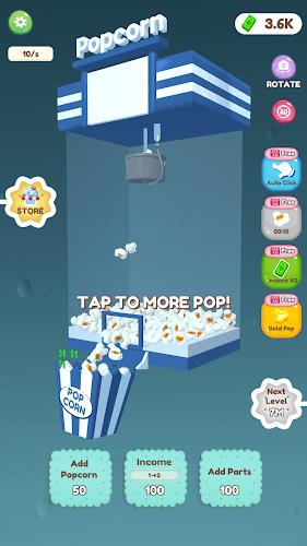 My Popcorn Store: Idle Clicker Schermafbeelding 2