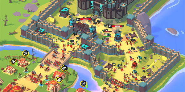 Idle Siege: War Tycoon Game Capture d'écran 0