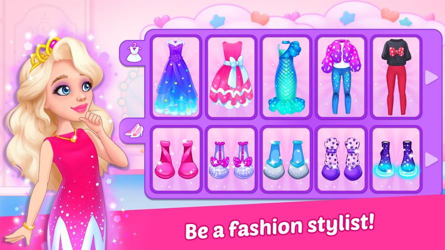 Princess girl paper House game ဖန်သားပြင်ဓာတ်ပုံ 1