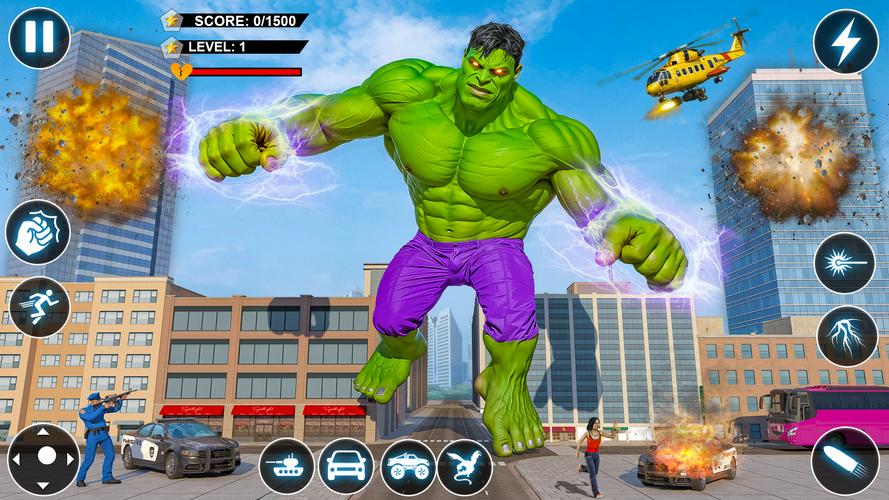 Incredible Monster Hero Games Ekran Görüntüsü 0