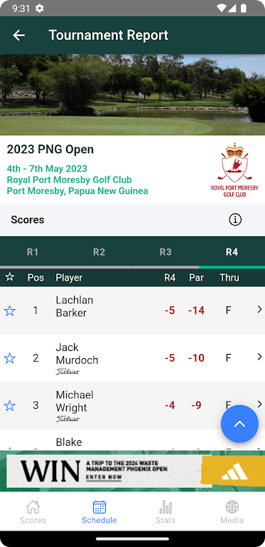 PGA Tour of Australasia ဖန်သားပြင်ဓာတ်ပုံ 3