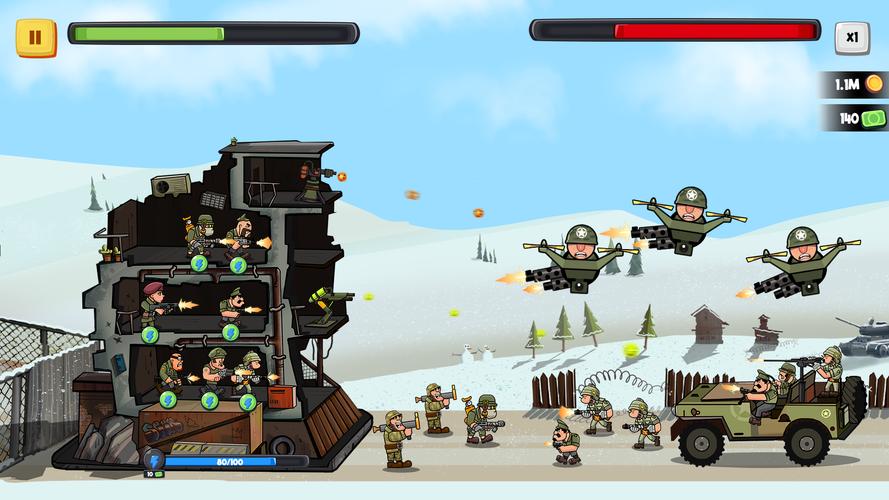 World War Army Defense: TD WW2 Tangkapan skrin 3