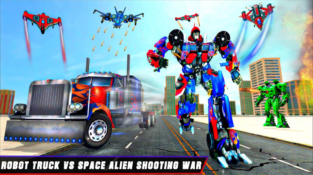 Truck Robot Transform Game Tangkapan skrin 0