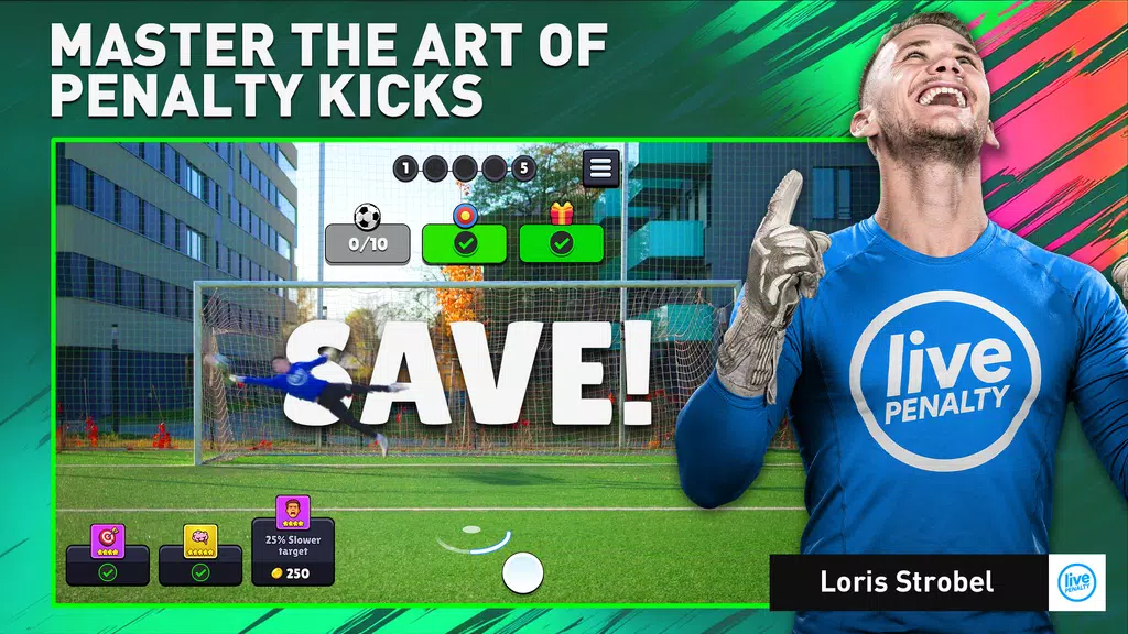 Soccer Penalty: Live Goalie স্ক্রিনশট 1