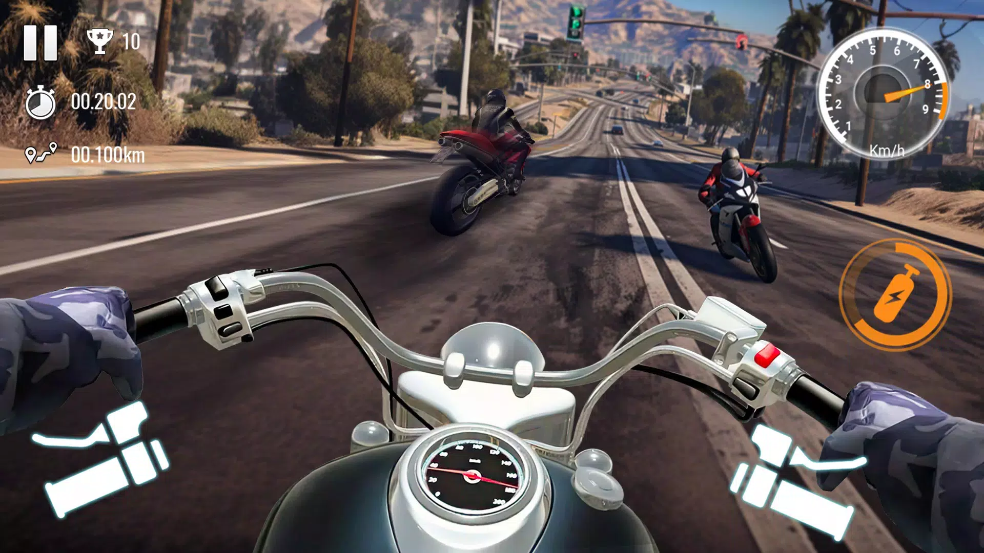 Traffic Bike Screenshot 1