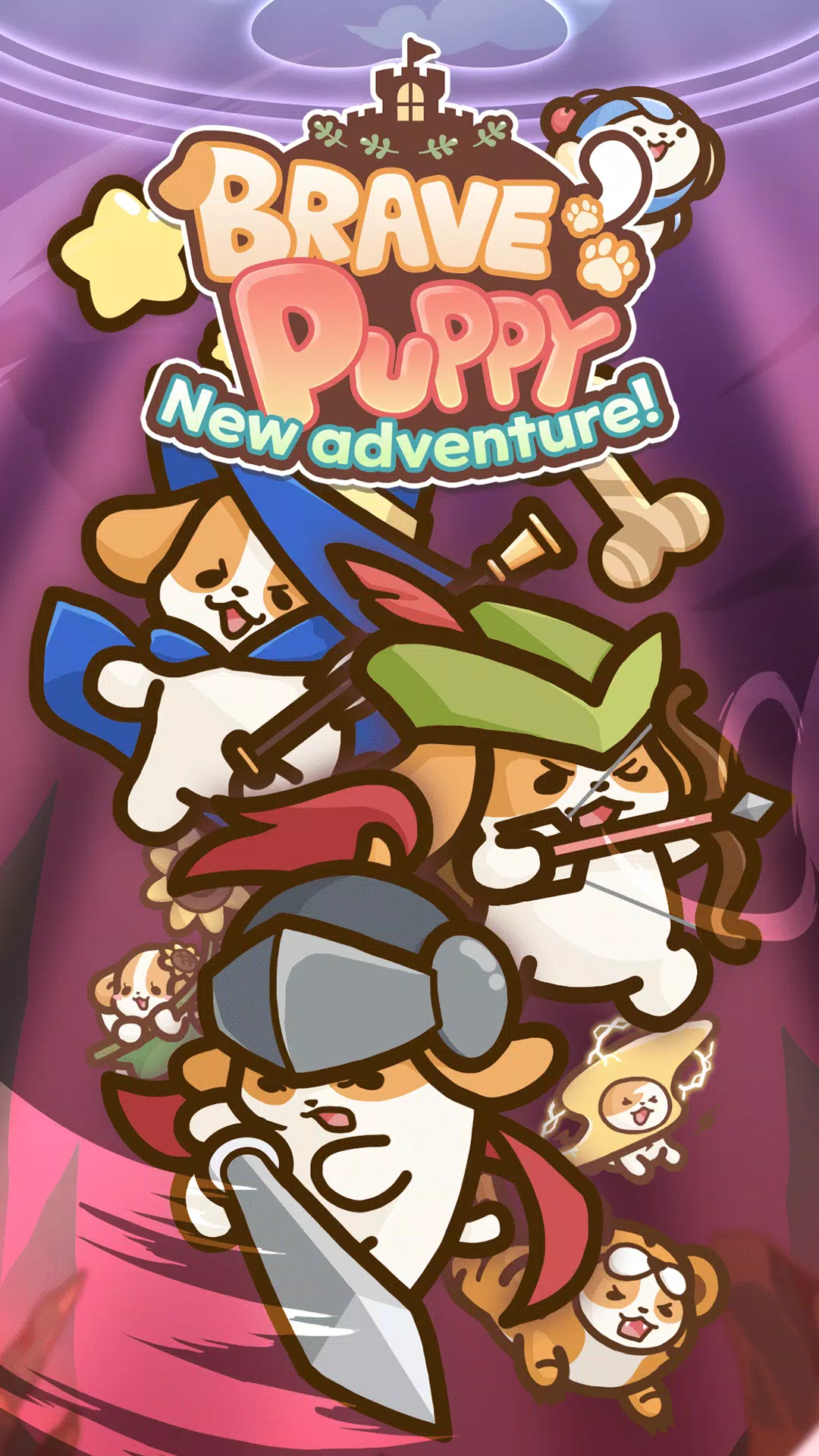 Bravepuppy Idle Adventure Captura de tela 0