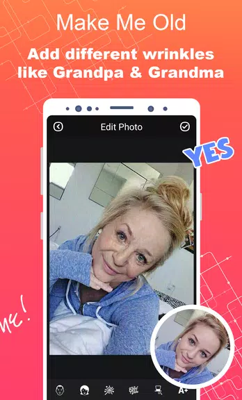 Make Me Old - Aged Face Maker Screenshot 1