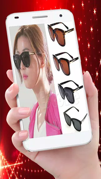 Stylish Sun Glasses Photo Edit ဖန်သားပြင်ဓာတ်ပုံ 2