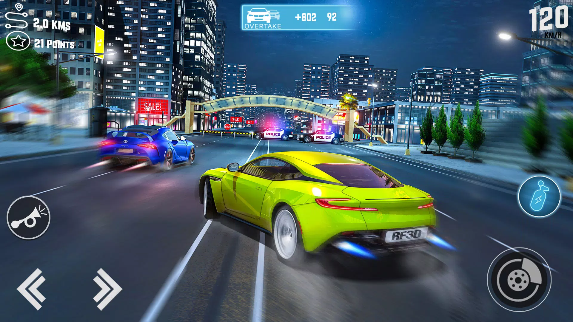 Real Highway Car Racing Game Ảnh chụp màn hình 2