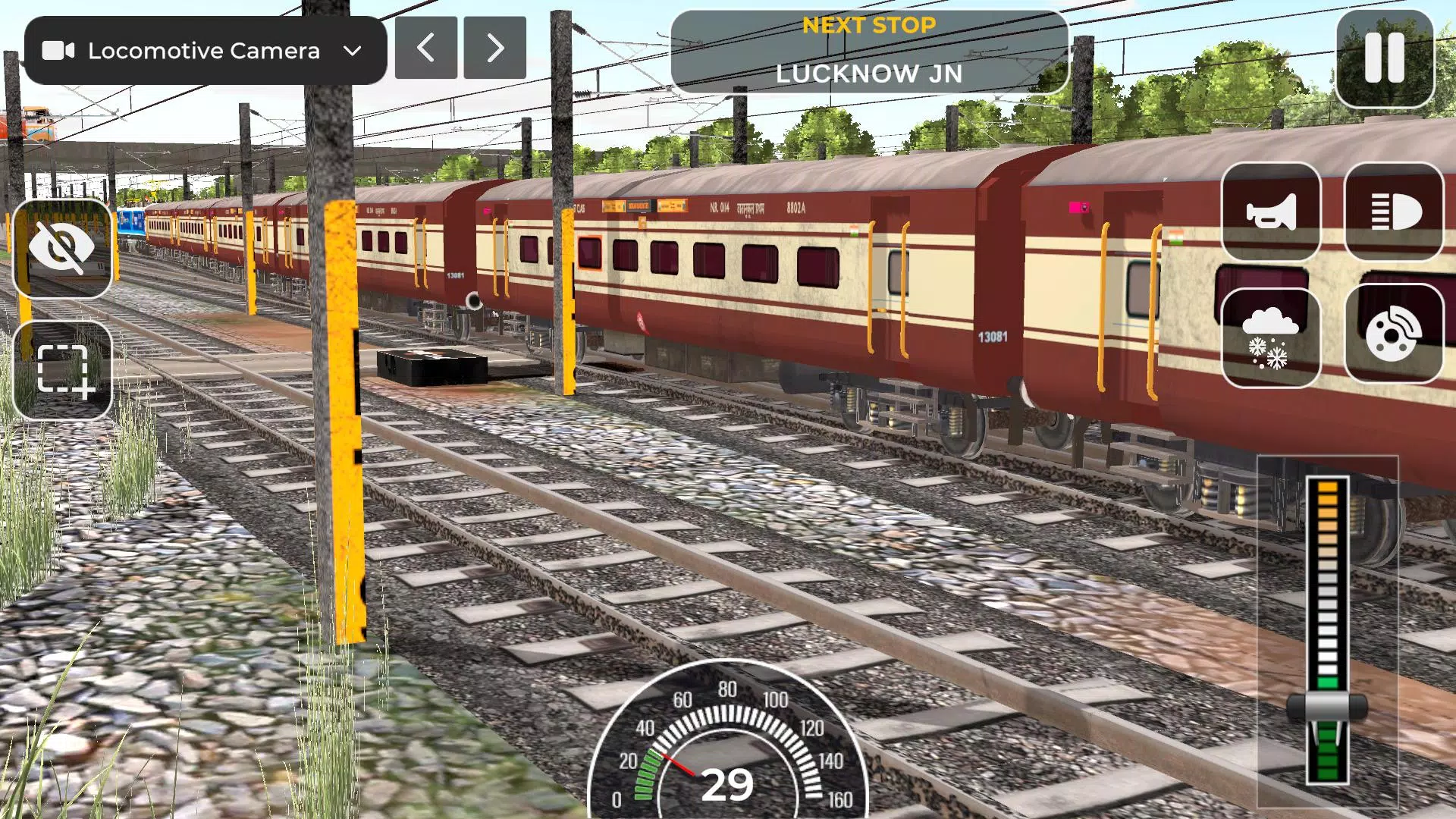 Indian Railway Train Simulator 스크린샷 3