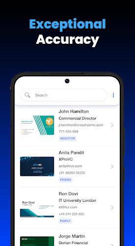 Business Card Scanner by Covve ဖန်သားပြင်ဓာတ်ပုံ 2