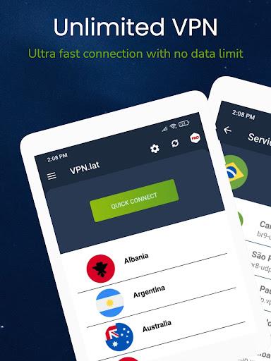 VPN.lat: Fast and secure proxy Capture d'écran 0