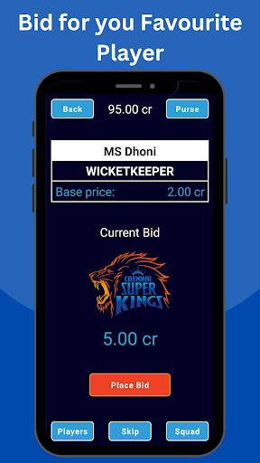 IPL Auction Game - IPL 2024 Captura de pantalla 1