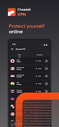 Cheetah VPN : Private & Safe Capture d'écran 0
