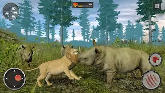 Wild Lion RPG Animal Simulator Captura de tela 3