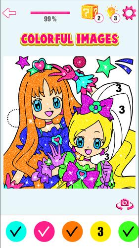 Anime Manga Color By Number Captura de tela 2