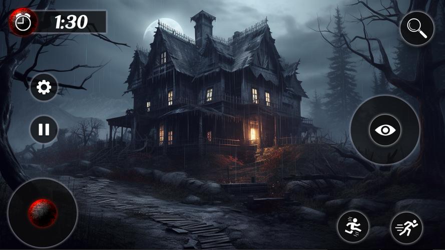 Evil Scary Mansion Games 3D 스크린샷 0