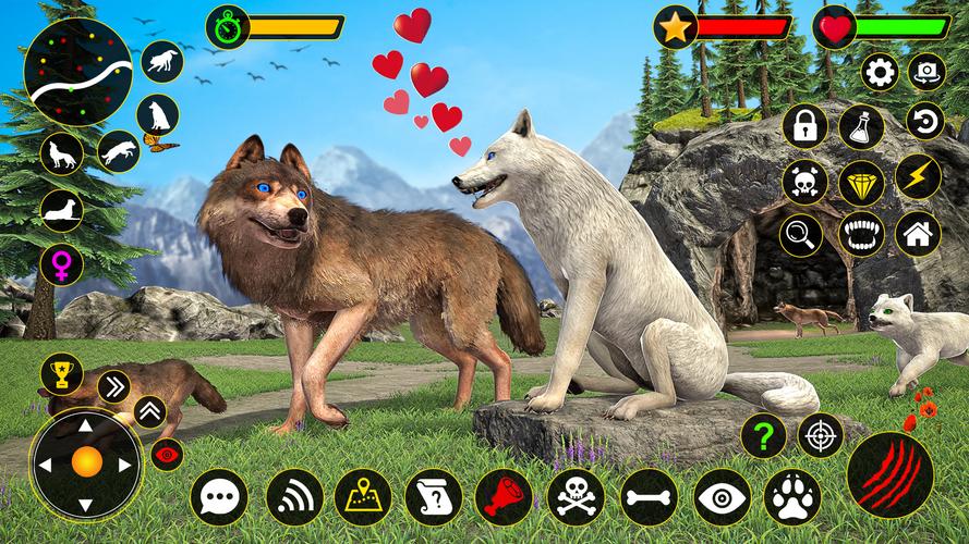 The Wolf Simulator: Wild Game应用截图第1张