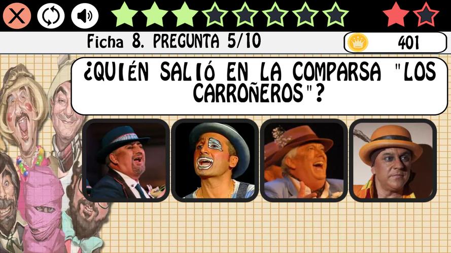 El juego del Carnaval de Cádiz ဖန်သားပြင်ဓာတ်ပုံ 3
