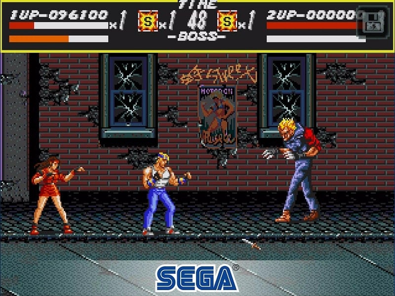 Streets of Rage Classic Tangkapan skrin 1