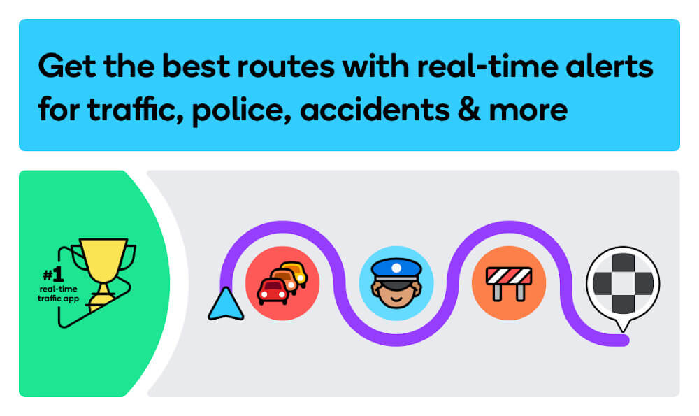 Waze Ảnh chụp màn hình 0
