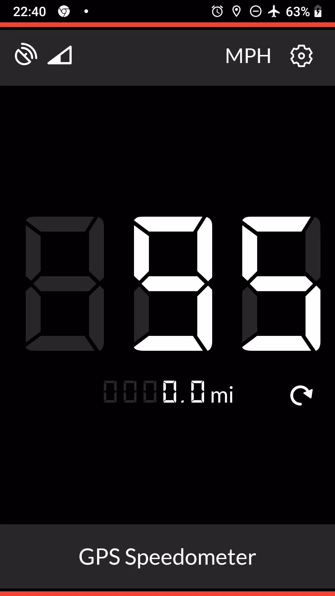 GPS Speedometer ဖန်သားပြင်ဓာတ်ပုံ 0