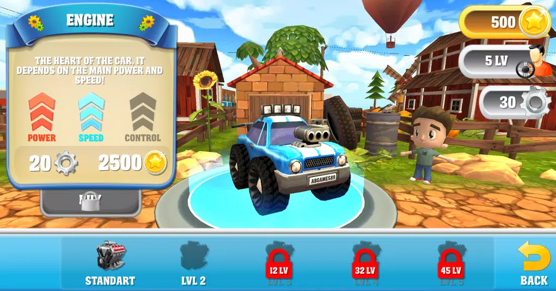 Cartoon Hot Racer 3D Ảnh chụp màn hình 1