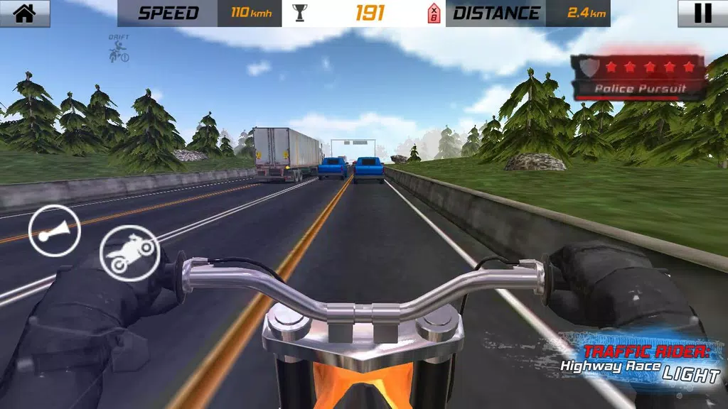 Traffic Rider: Highway Race Li Schermafbeelding 2