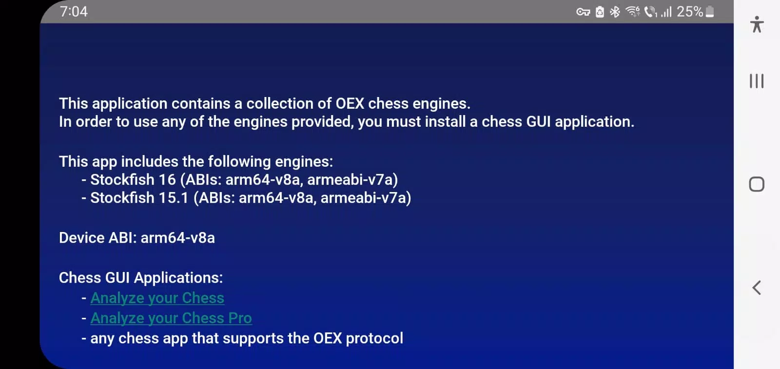 Chess Engines স্ক্রিনশট 0