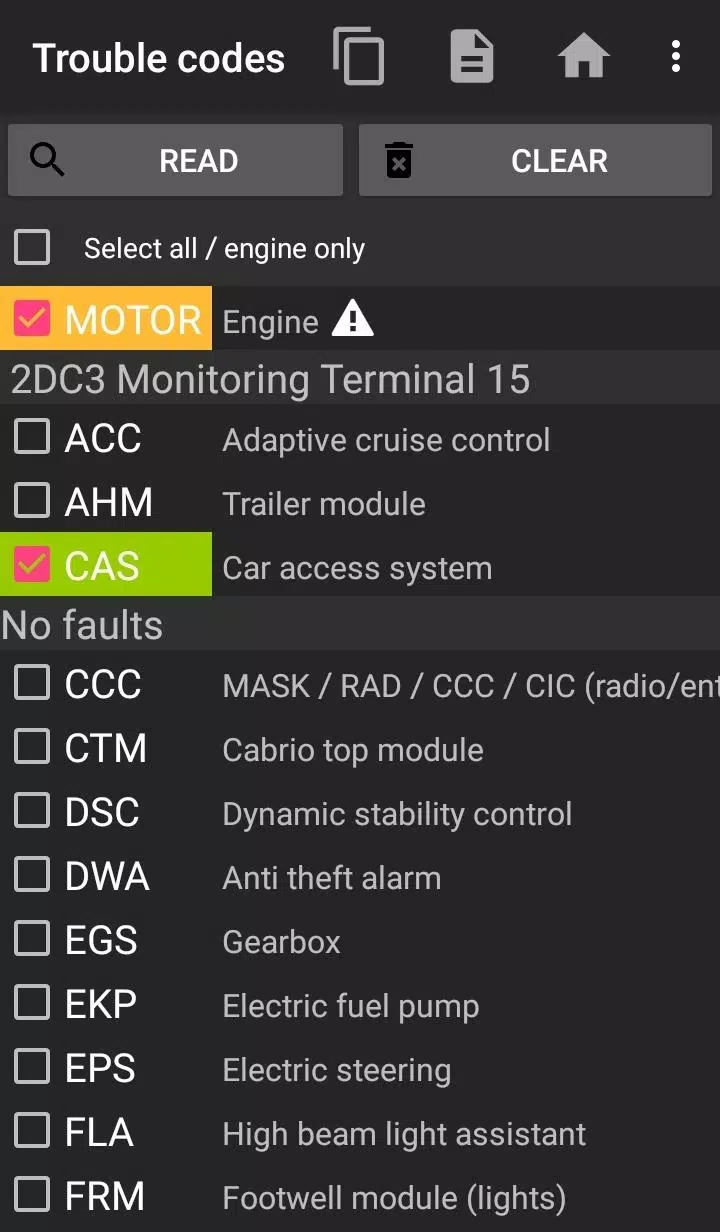 bimmer-tool Lite Schermafbeelding 0