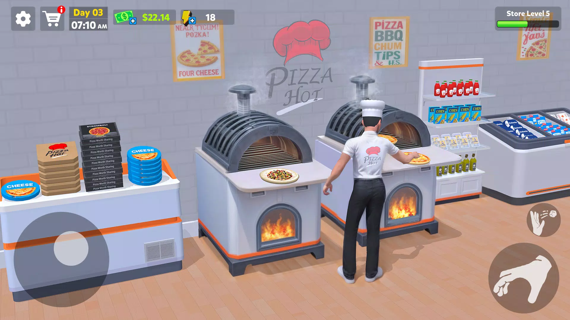 Schermata Pizza Shop Simulator 3D 1