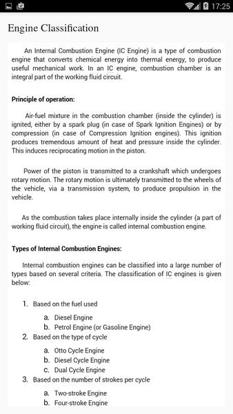 Automobile Engineering Schermafbeelding 2