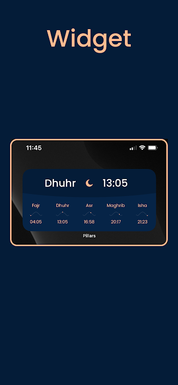 Pillars: Prayer Times & Qibla Schermafbeelding 3