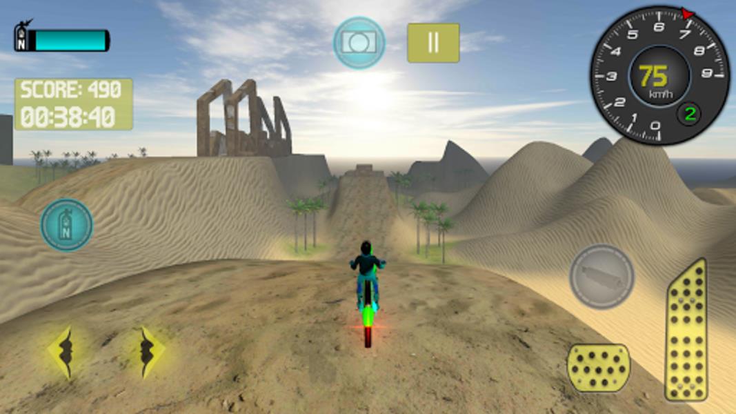 Motocross Desert Simulator ဖန်သားပြင်ဓာတ်ပုံ 2