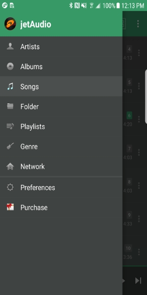 jetAudio Hi-Res Music Player ဖန်သားပြင်ဓာတ်ပုံ 1