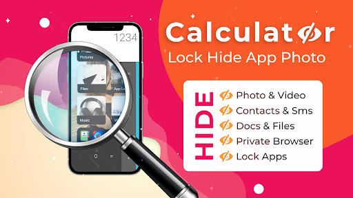 Calculator Lock Hide App Photo Screenshot 3