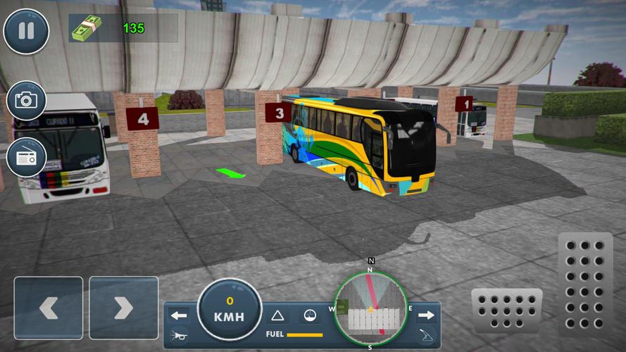 Motor Bus Simulator Coach Game Captura de pantalla 1