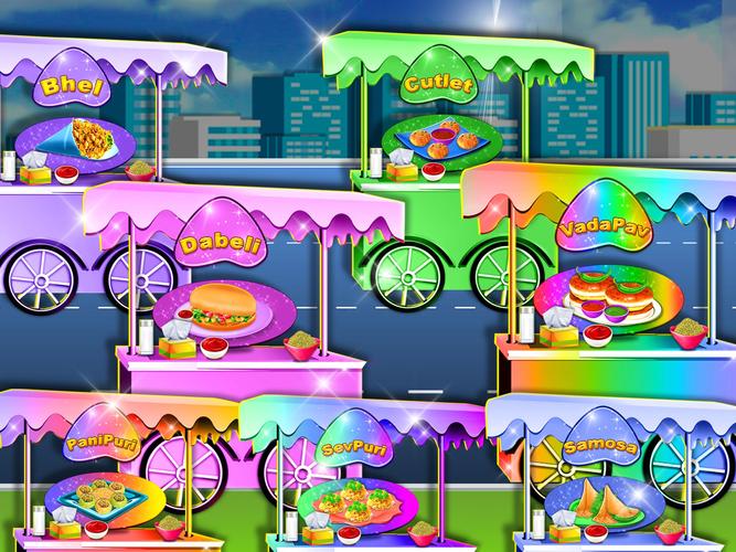 Indian Street Food Cooking Fun应用截图第1张