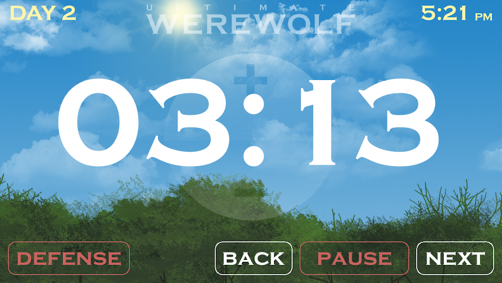 Ultimate Werewolf Timer Tangkapan skrin 0