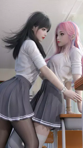 Sexy Anime Girls Wallpapers HD Zrzut ekranu 1