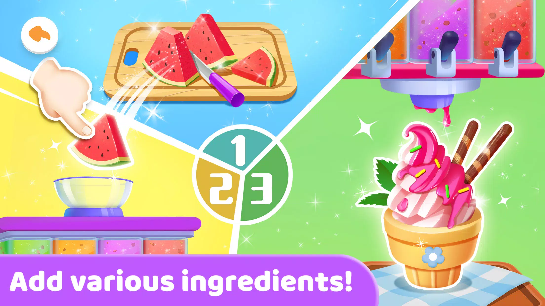 Little Panda's Ice Cream Stand Скриншот 2