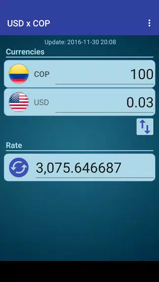 US Dollar to Colombian Peso Ảnh chụp màn hình 1