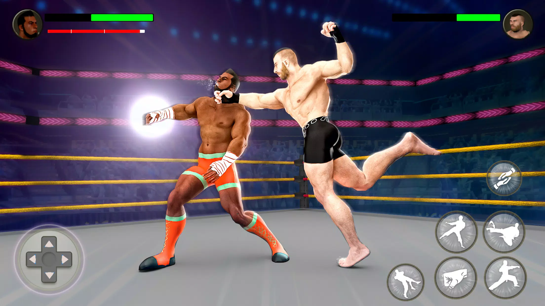 PRO Wrestling Fighting Game Ảnh chụp màn hình 1