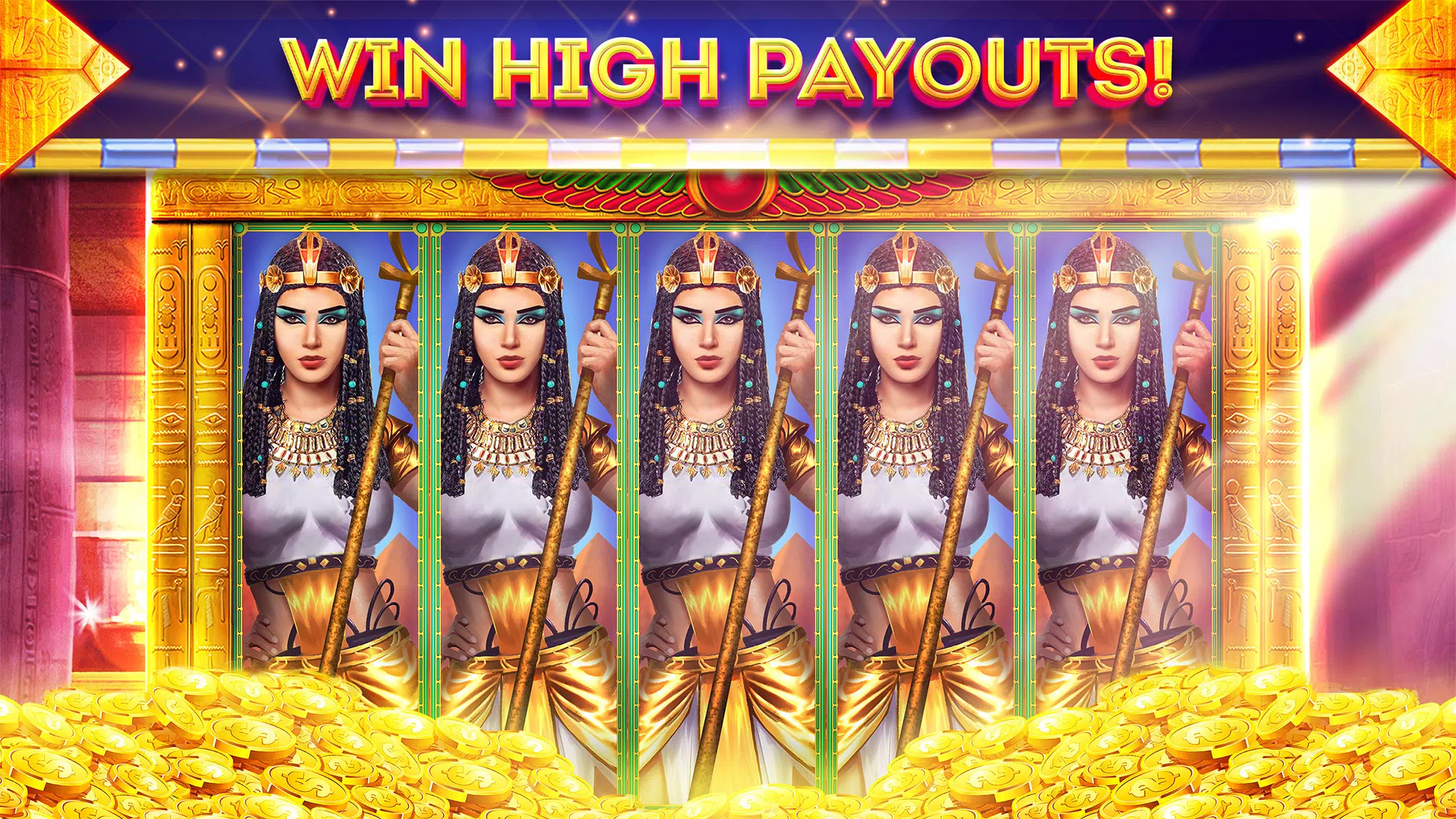 Pharaohs of Egypt Slots Casino Capture d'écran 2